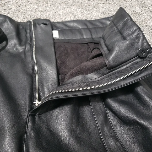High Waisted Faux Leather Pants - Picture 6 of 10